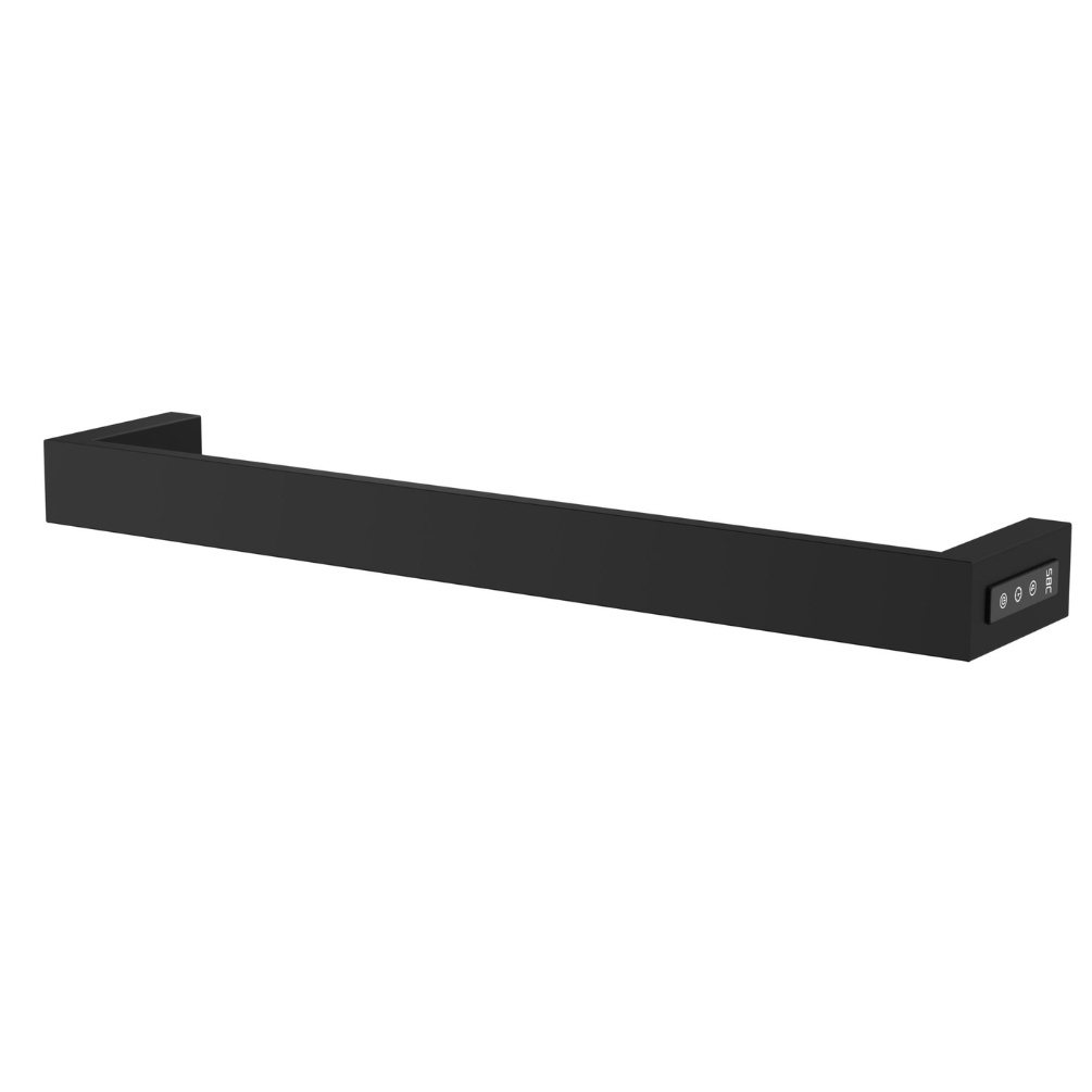 JTP Zen Matt Black Designer Heated Towel Rail Cut out