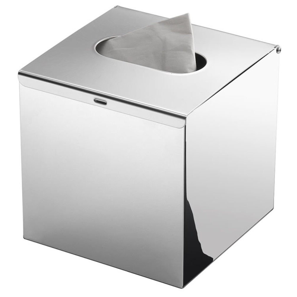 Cutout image of Origins Living Gedy Square Tissue Box.