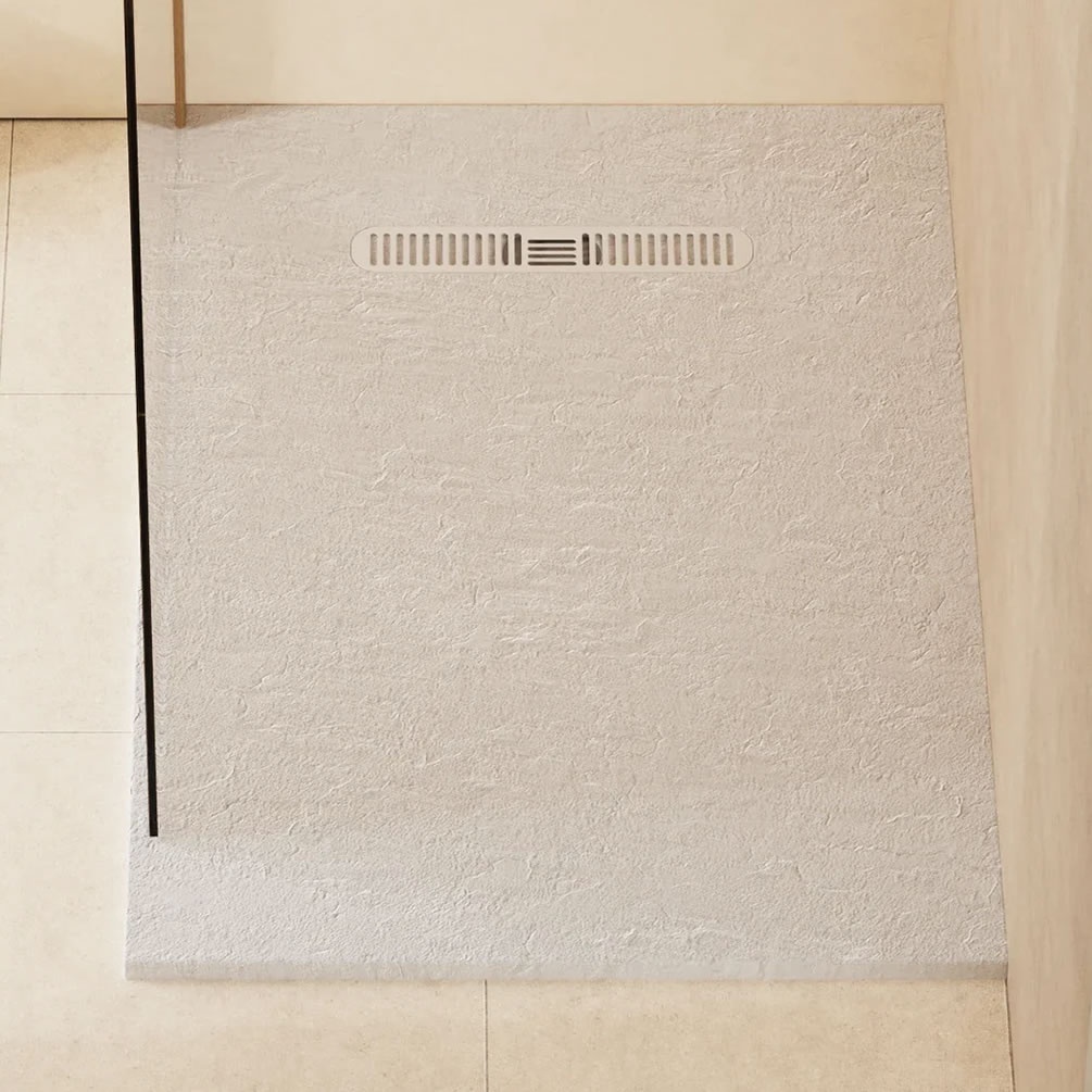 Lifestyle image of Crosswater Vito 1200mm x 800mm Matt White Anti-Slip Rectangular Shower Tray