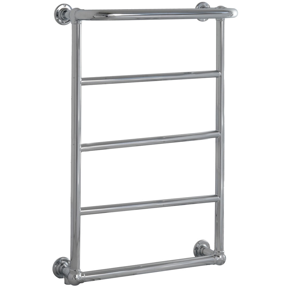 JTP Grosvenor Chrome 1193mm x 600mm Traditional Wall Mounted Towel Radiator Cut Out
