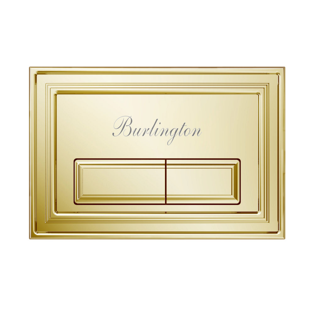 Burlington Traditional Gold Flush Plate