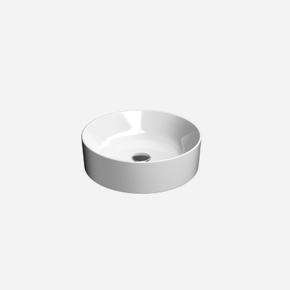 Photo of GSI Kube X 45 Round Countertop Basin Angled View
