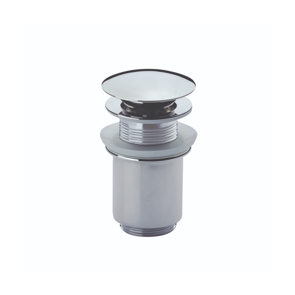 Photo of JTP Unslotted Click Clack Chrome Basin Waste Cutout