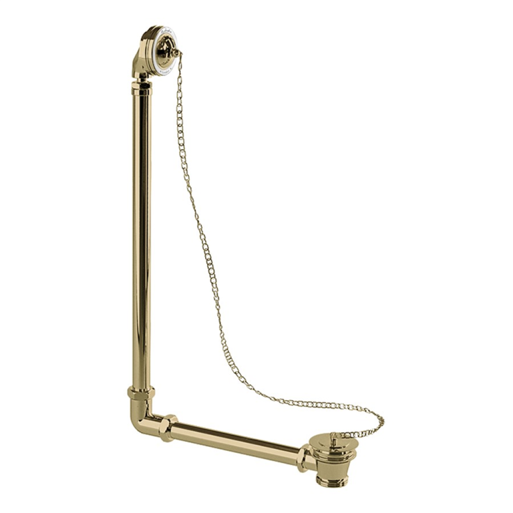 Photo of Burlington Plug and Chain Bath Waste - Gold Finish