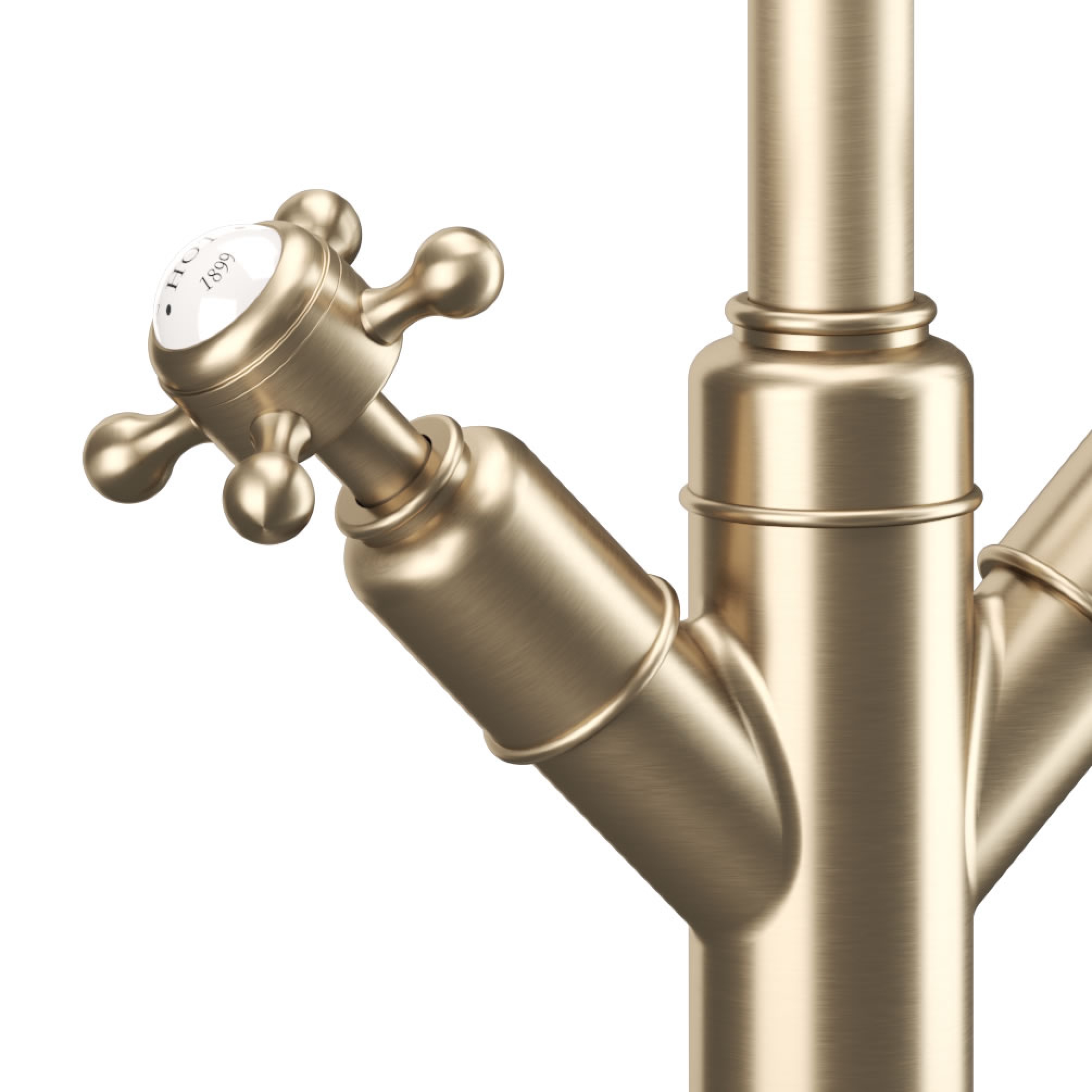 Cheapest Taps Crosswater Belgravia Brass Tall Basin Mono Tap | Sanctuary