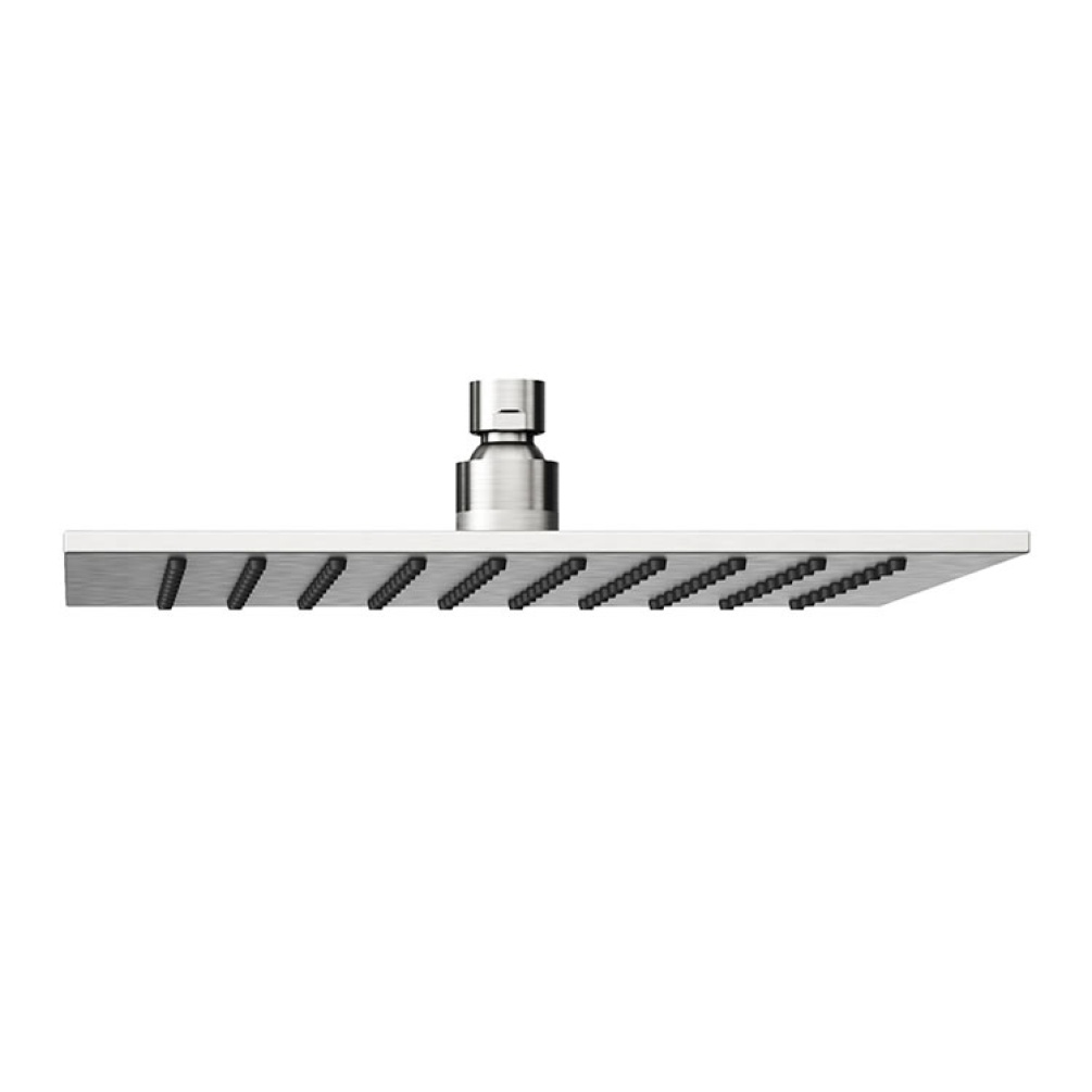 Product Cut out image of the Abacus Emotion Chrome Square Fixed Shower Head
