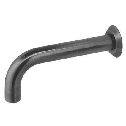Cutout image of Vado Individual Origins Brushed Black Wall-Mounted Bath Spout