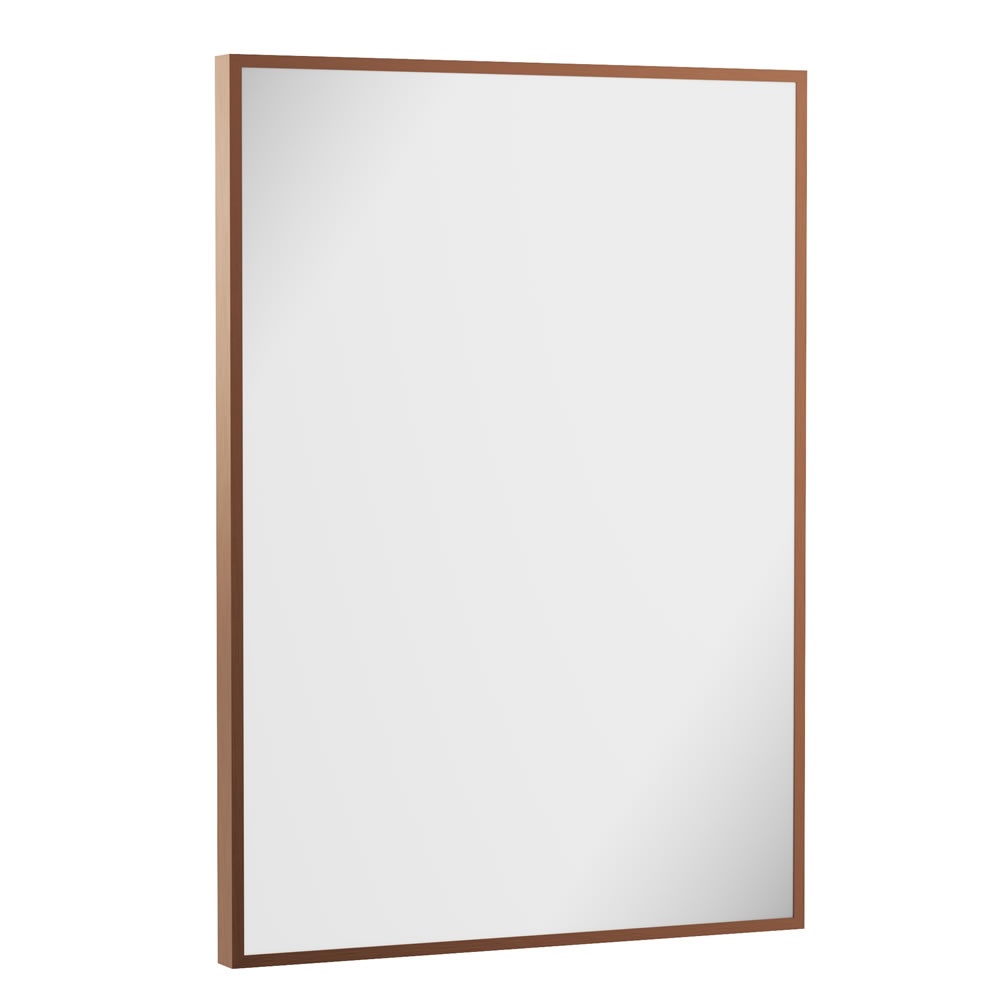 Cutout image of Crosswater MPRO 500 x 700mm Brushed Bronze Mirror