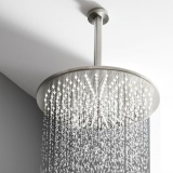 Product Lifestyle image of the Crosswater MPRO Brushed Stainless Steel 300mm Round Shower Head