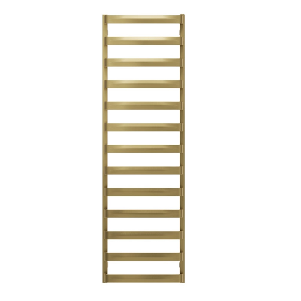 Cutout image of Crosswater Air Brushed Brass Towel Warmer 1630mm
