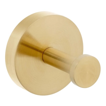 Cutout image of Vado Individual Spa Brushed Gold Robe Hook
