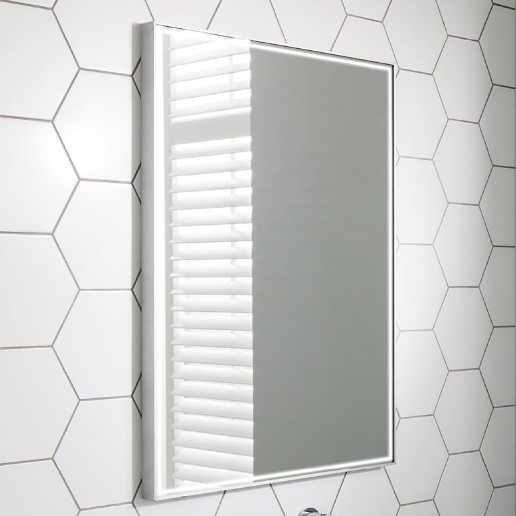 Crosswater Bauhaus Mike Pro 800mm Lit Mirror Image 1