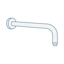 iconography image of a wall mounted shower arm