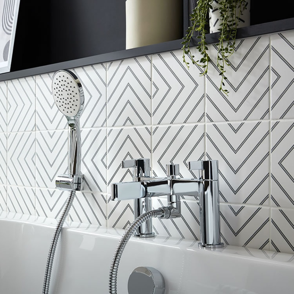 Lifestyle image of Vado Edit Bath Shower Mixer.