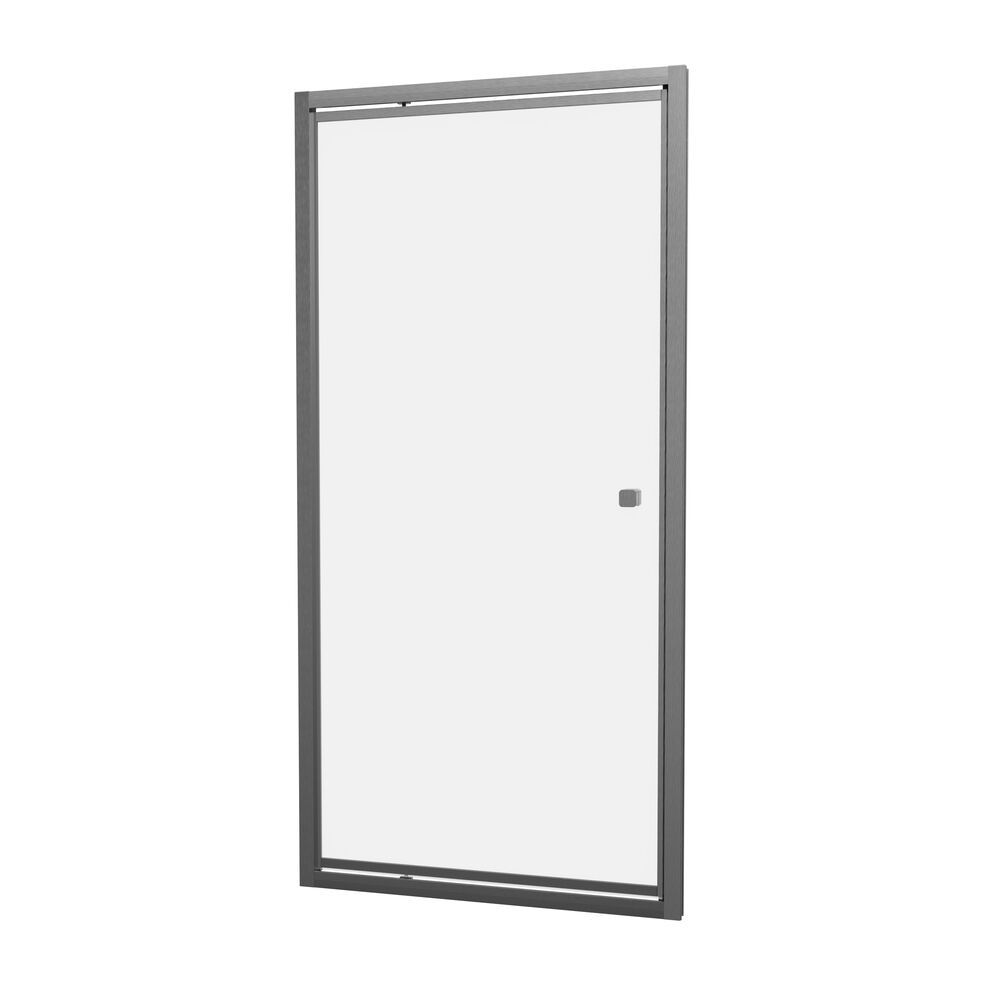 Cutout image of Crosswater Clear 6 Slate 800mm Pivot Shower Door