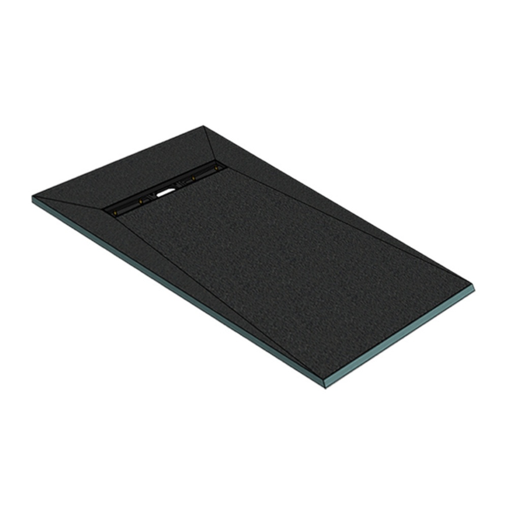 Cut out product image of the Abacus Elements Linear 1600mm x 900mm Wetroom Former Kit with 600mm End Drain