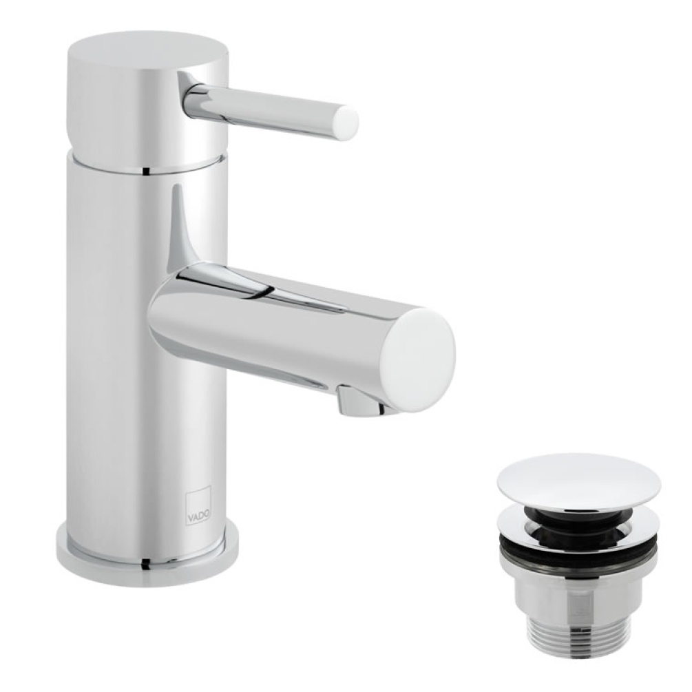 Vado Zoo Mono Basin Mixer Image with Universal Basin Waste image 2