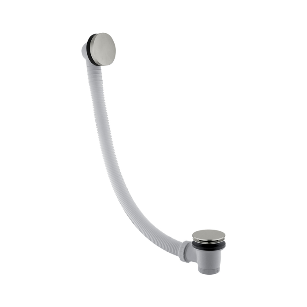 Photo of JTP Inox Brushed Stainless Steel Click Clack Bath Waste Cutout