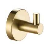 Product Cut out image of the JTP Vos Brushed Brass Robe Hook