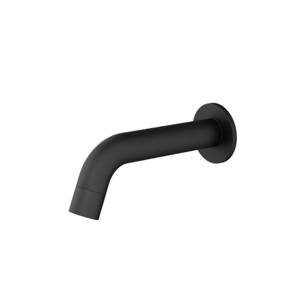 Product Cut out image of the Abacus Iso Pro Matt Black Bath Spout