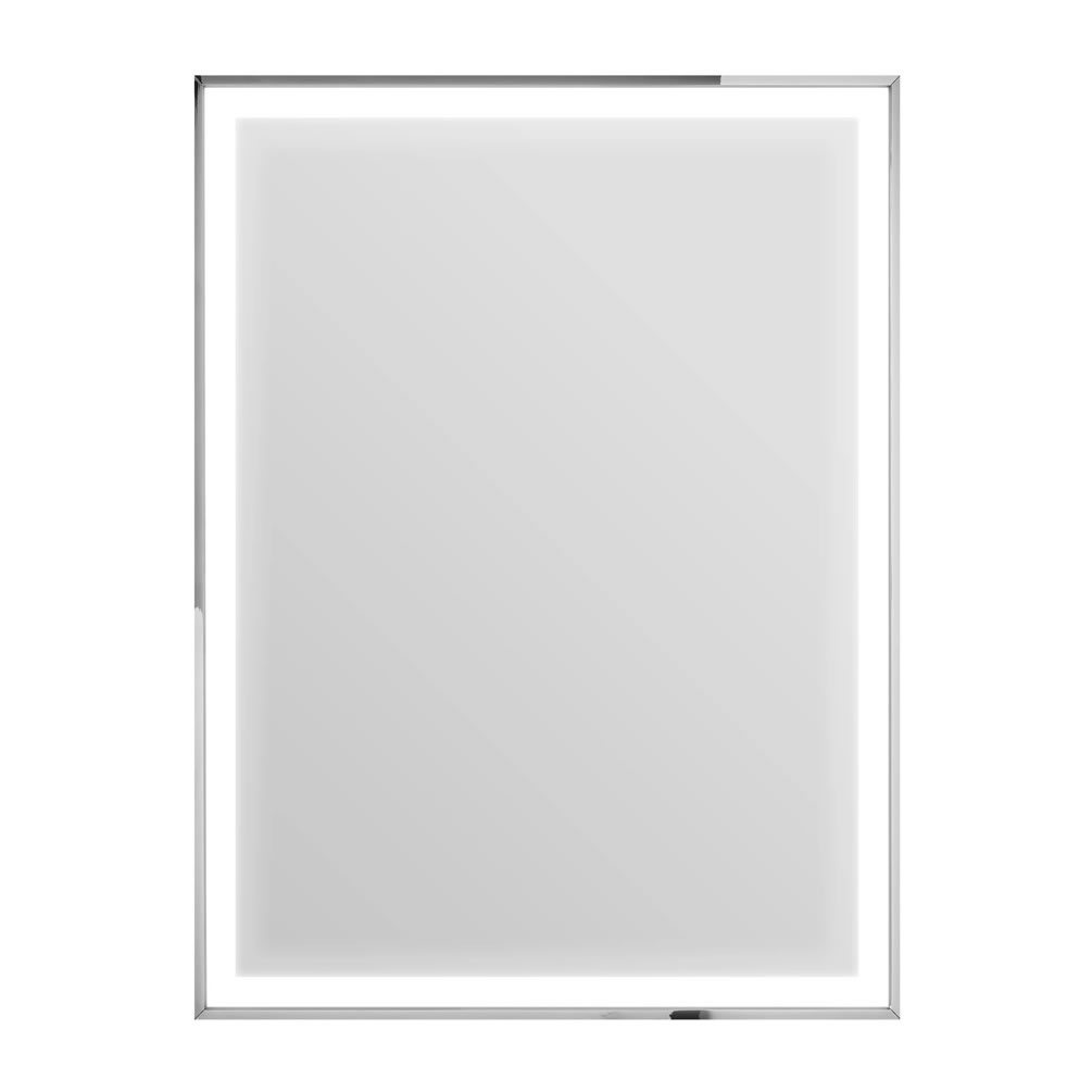 Heritage Kingston Chrome 400mm Illuminated Mirror - Lights On