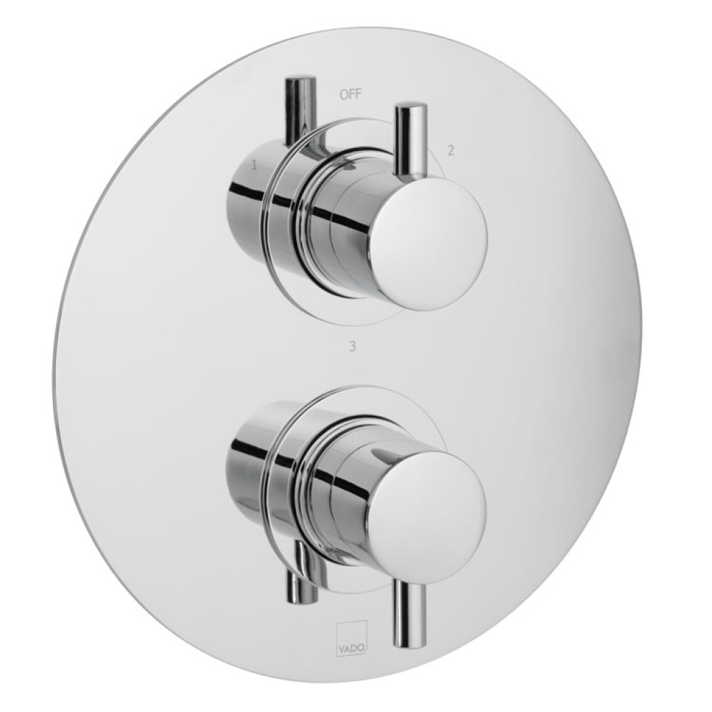 Vado Celsius Triple Outlet Two Handle Thermostatic Shower Valve Image 1