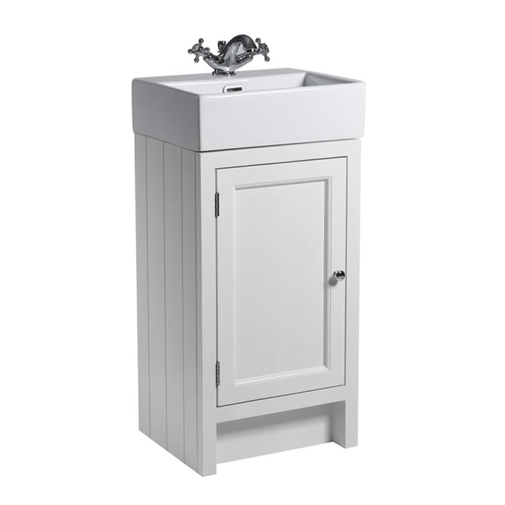 Roper Rhodes Hampton 400mm Chalk White Cloakroom Unit & Basin
