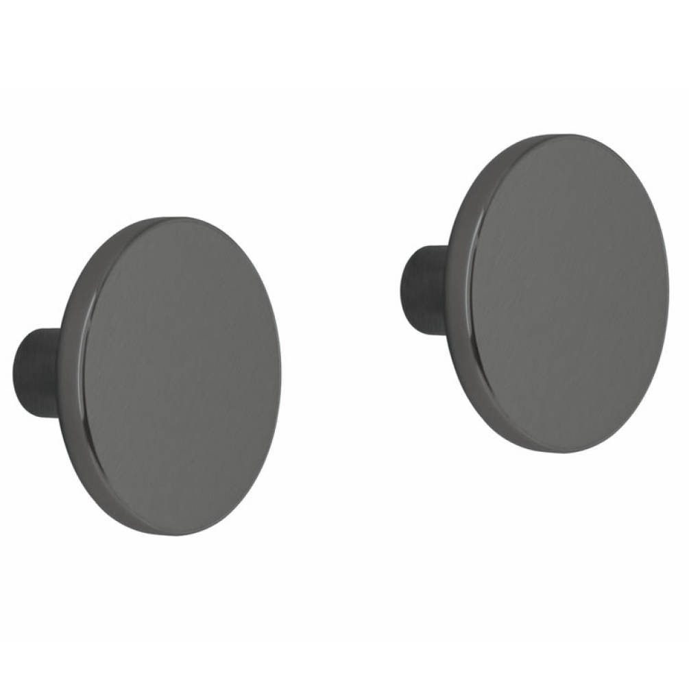 Cutout image of Crosswater Modern Round Furniture Handles Slate