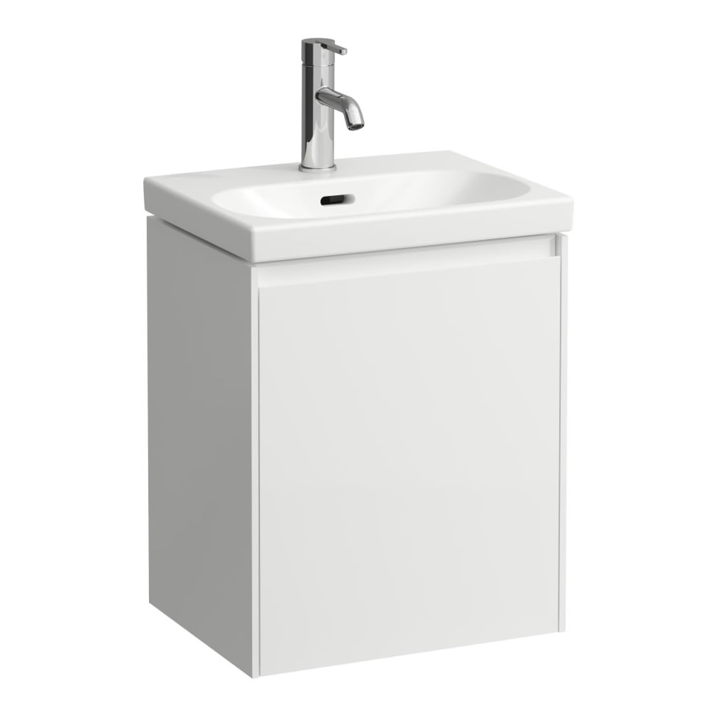 Cutout image of Laufen Lani Matt White Cloakroom Wall-Hung Vanity Unit & Basin