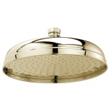 BC Designs Victrion Gold 12" Round Shower Head Cut Out