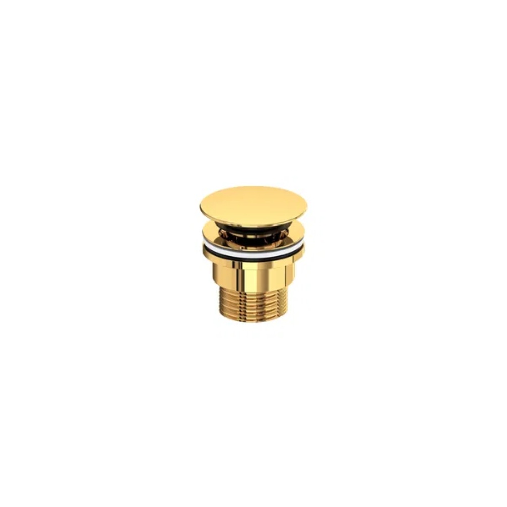 Cut out image of the Victoria + Albert Kit 25 Polished Brass Universal Basin Waste