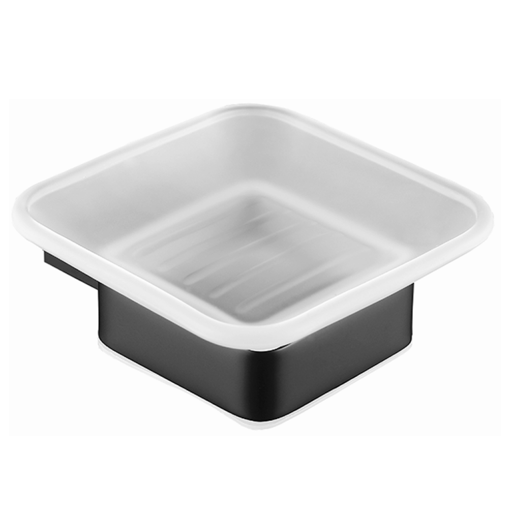 Image of The White Space Legend Black Soap Dish