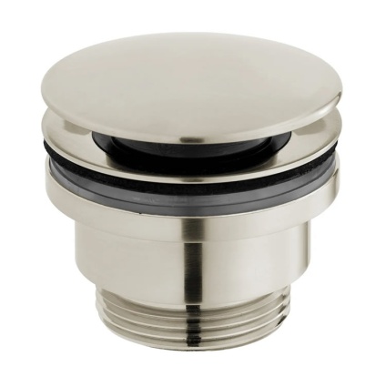 Cutout image of Vado Individual Brushed Nickel Universal Clic-Clac Basin Waste