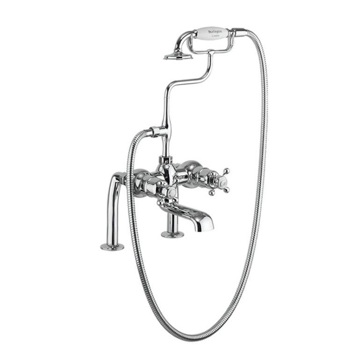 Product Cut out image of the Burlington Tay Thermostatic Bath Shower Mixer
