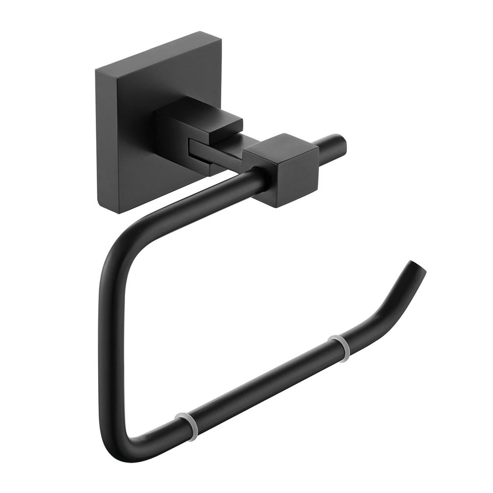 Heritage Oakham Black Toilet Roll Holder