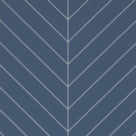 Crosswater Blue Chevron Tile Wall Panel