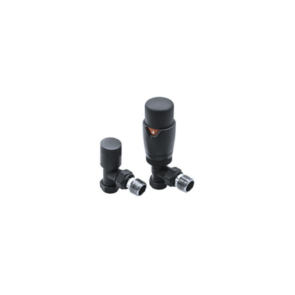 Cutout image of Redroom by Barwick Volcano Angled Thermostatic Radiator Valves