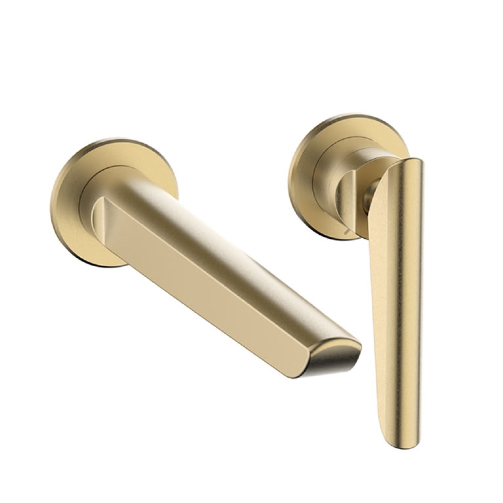 Crosswater Foile Brushed Brass Basin 2 Hole Set