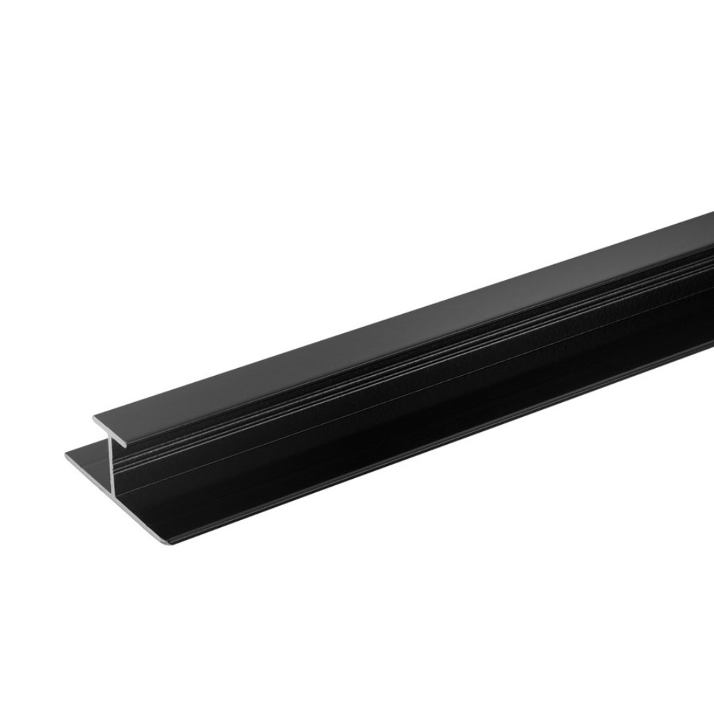Cut out image of the Crosswater Matt Black Joining Trim