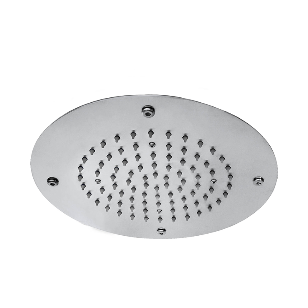 Photo of JTP Inox Brushed Stainless Steel 300mm Overhead Ceiling Shower Head Cutout