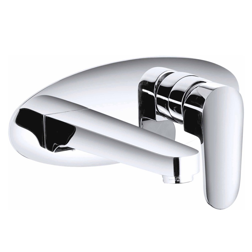 JTP Base Single Lever Wall Mounted Basin Mixer