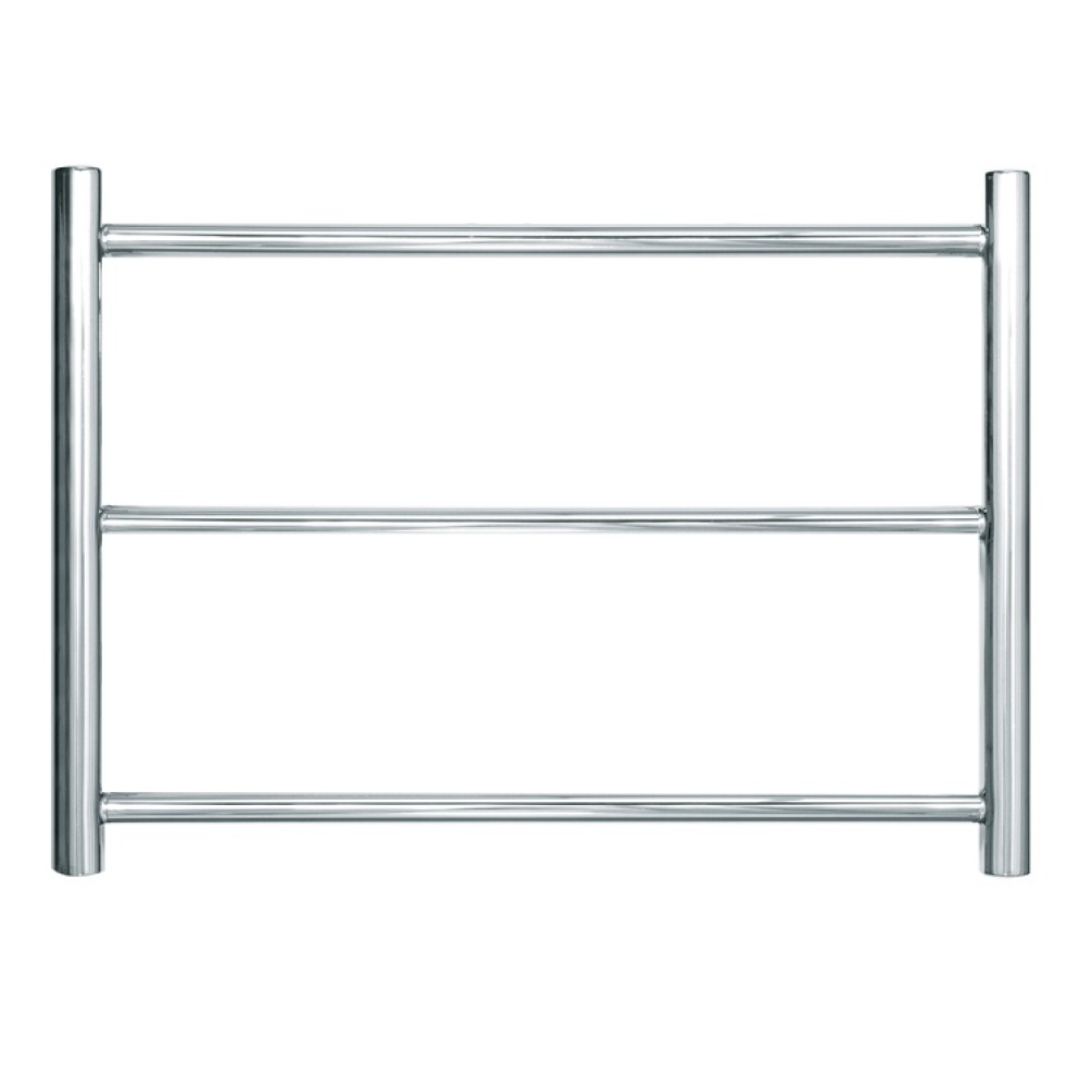 Product Cut Out Image of The Sussex Range by JIS Cinder 370mm x 520mm Polished Stainless Steel Electric Ladder Rail