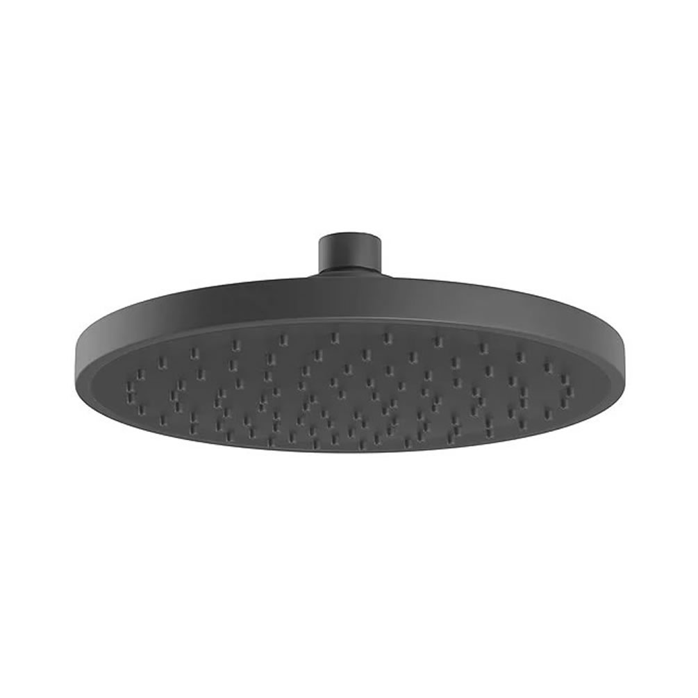 Heritage Matt Black 200mm Shower Head
