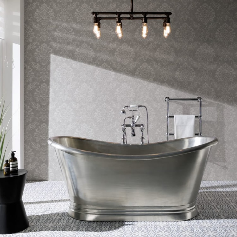 BC Designs 1700mm Tin Freestanding Boat Bath - Image 1