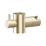 Cutout image of Crosswater Brushed Brass Grab Bar Shower Handset Holder Attachment