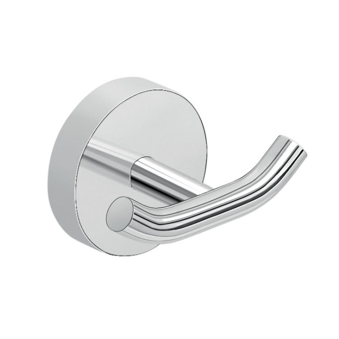 Cutout image of Origins Living Gedy Eros Double Robe Hook chrome.