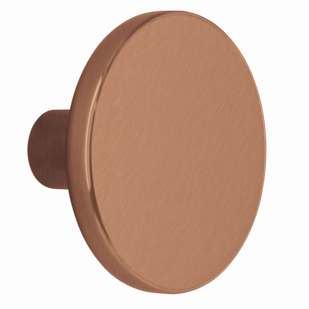 Cutout image of Crosswater Modern Round Furniture Handle Brushed Bronze
