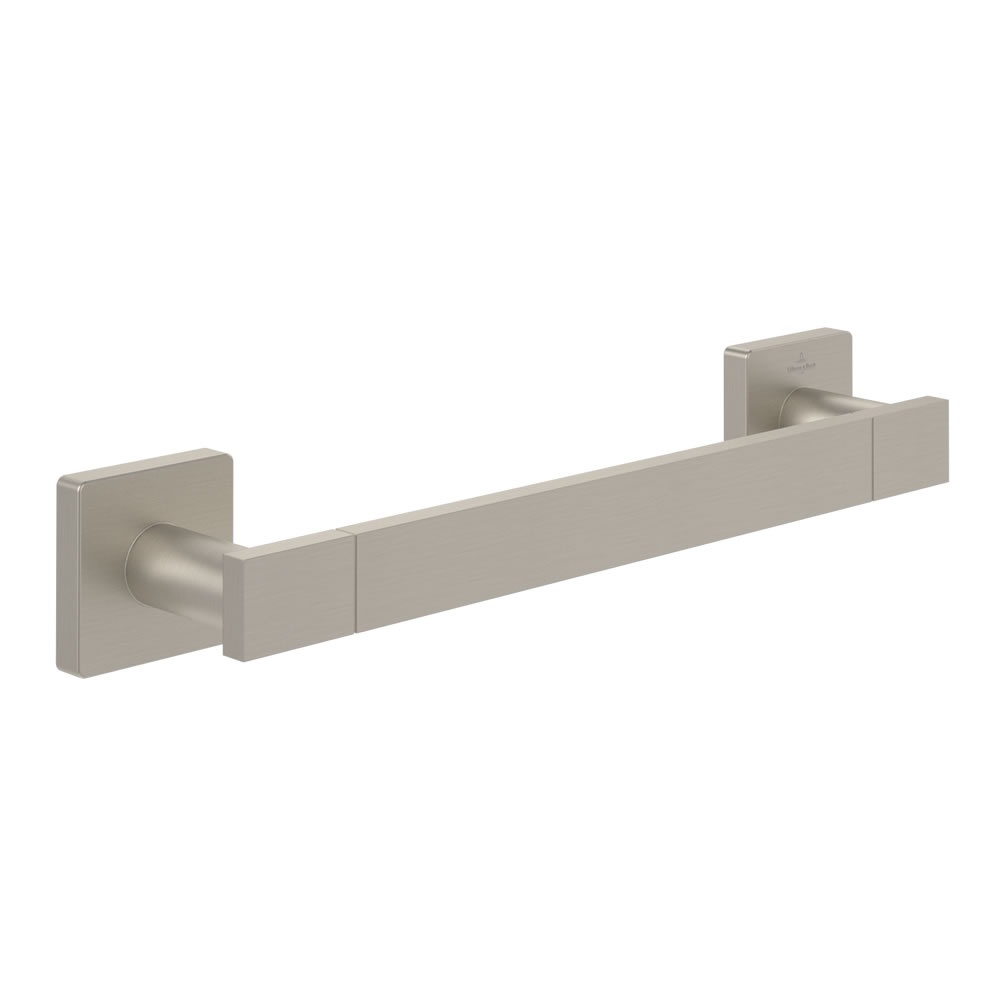 Cutout image of Villeroy & Boch Elements Striking Brushed Nickel 360mm Grab Bar
