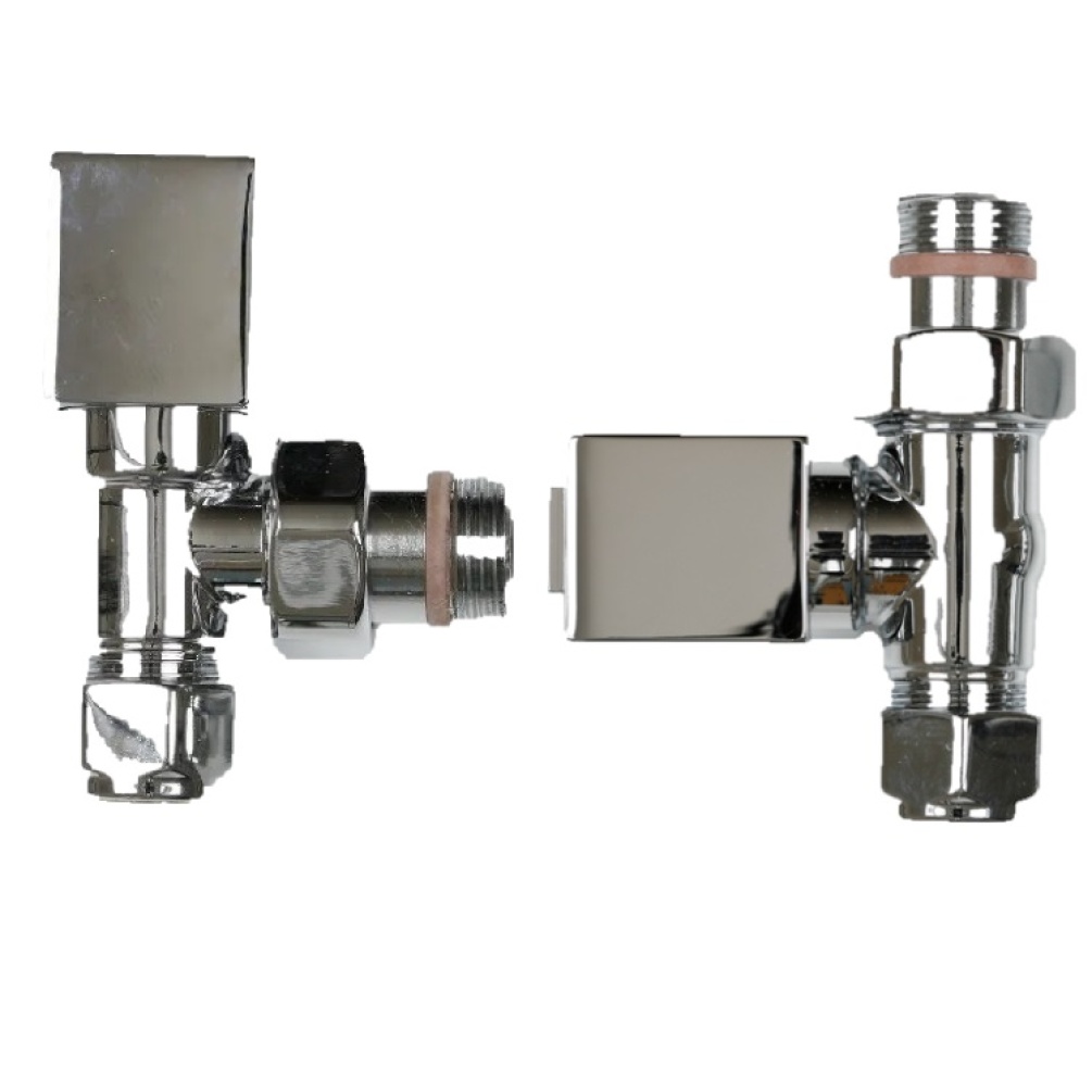 Product cut out image of The Sussex Range by JIS Solar Square Mixed Valves - Polished Chrome or Satin Chrome Finish - VMSQ-P/VMSQ-S