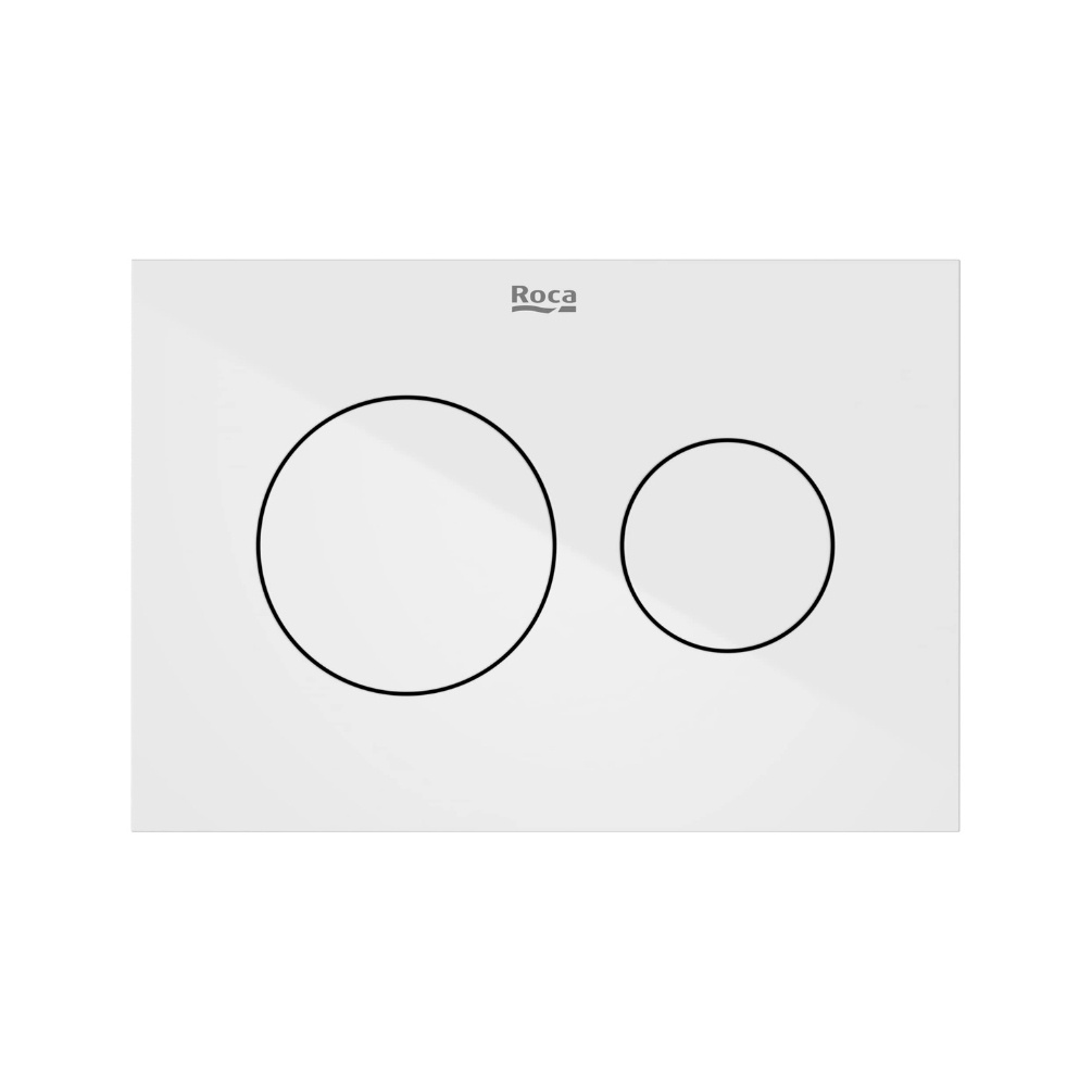 Cut out image of the Roca Duplo S PS3 White Dual Flush Plate